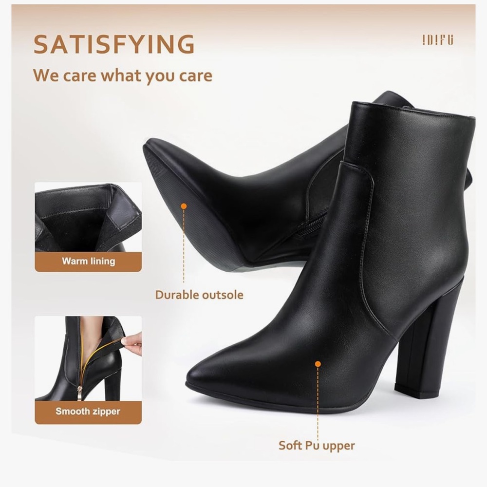 Black Booties - Picture 3 of 3